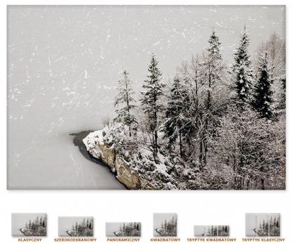 Zimowe jezioro [Obrazy / Pejzaże, krajobrazy]